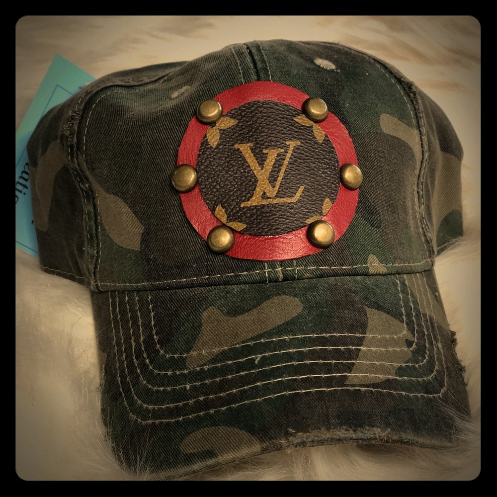 Upcycled Authentic Louis Vuitton Caps